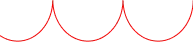 deco   half circle outline